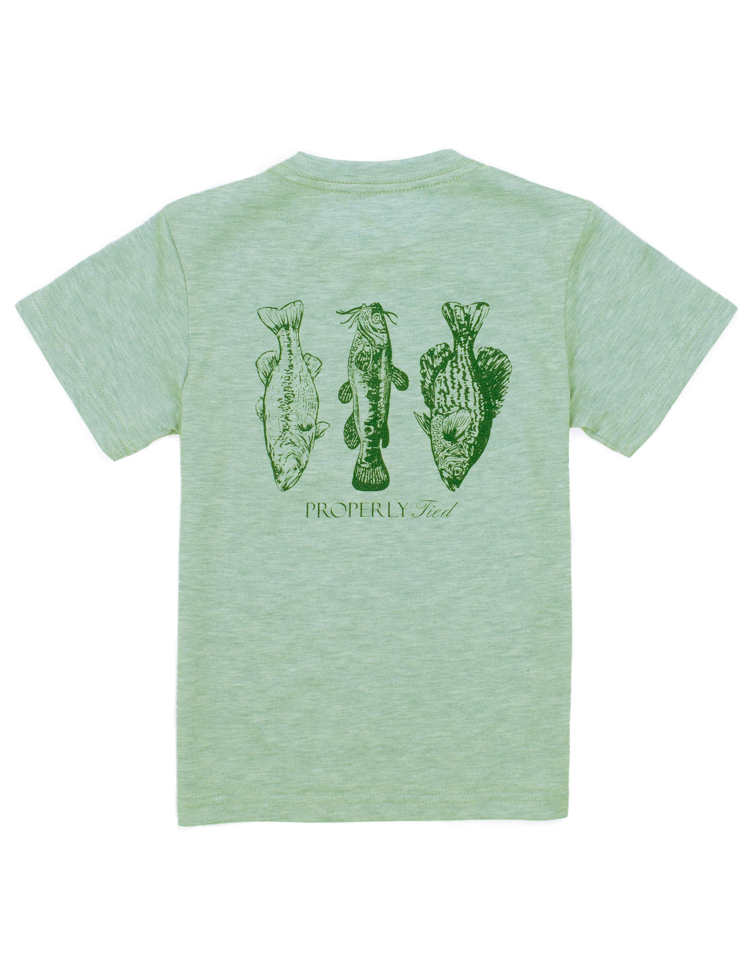 Boys Portland Pocket Tee SS Fisherman's Paradise Sage