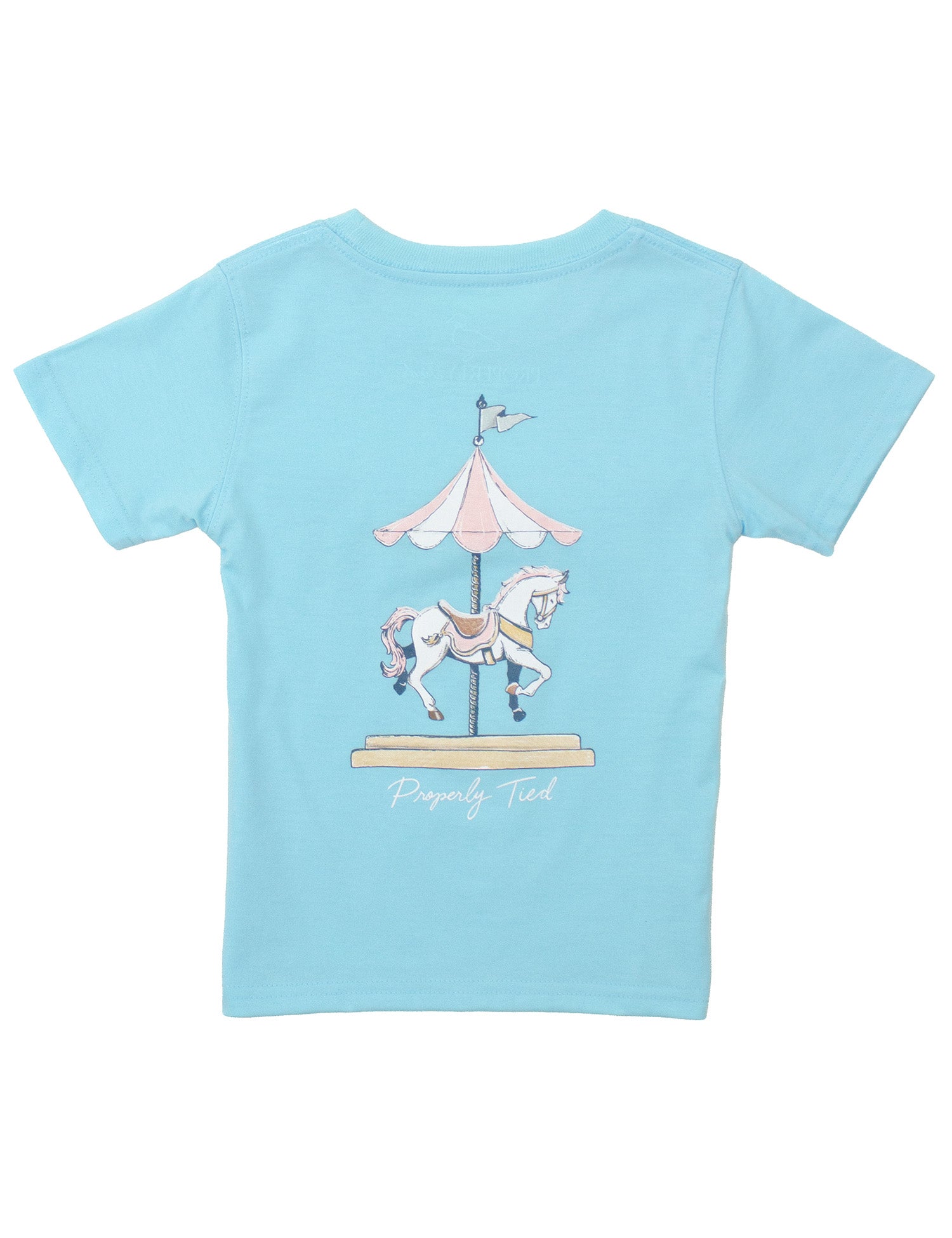 Girls Carousel SS Powder Blue