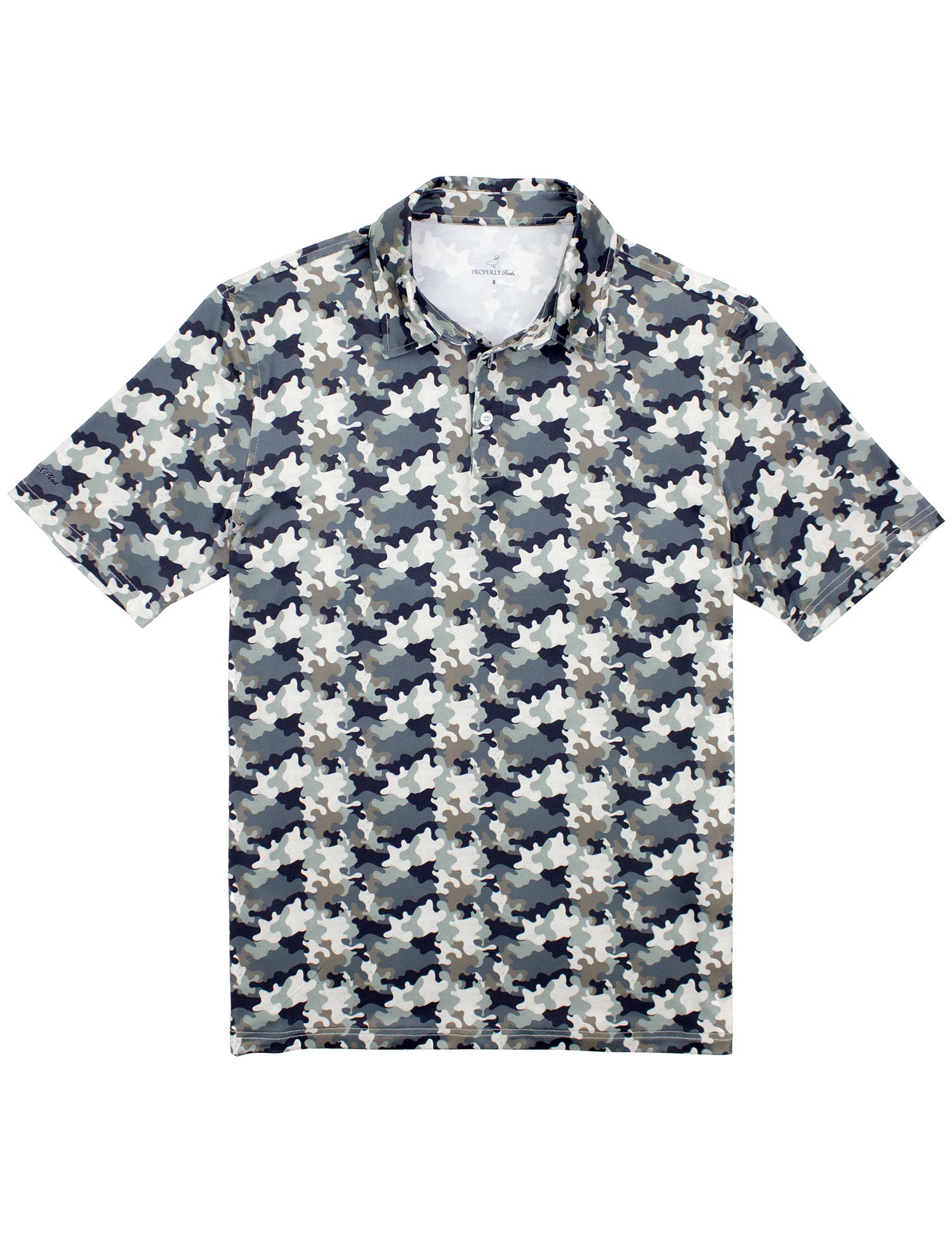 Inlet Polo Delta Backwater Camo