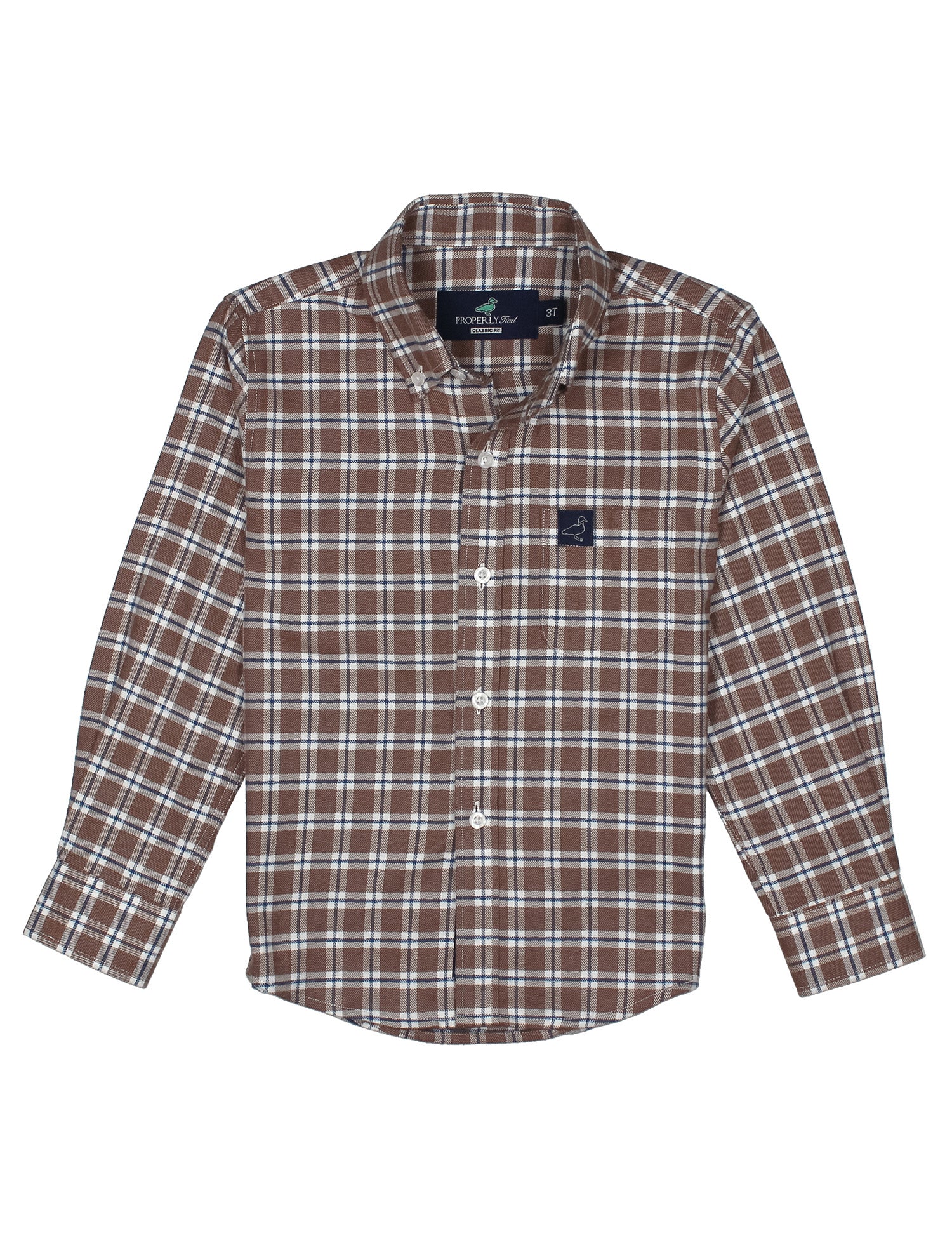 Boys Classic Flannel Saddle