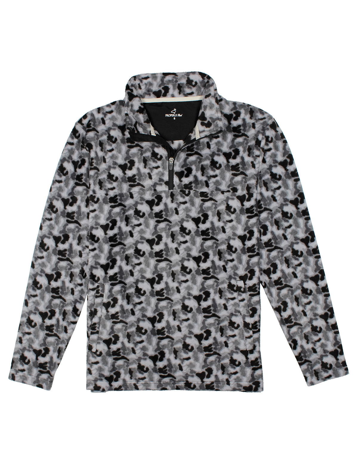 Sportsman Microfleece Pullover Ash Camo