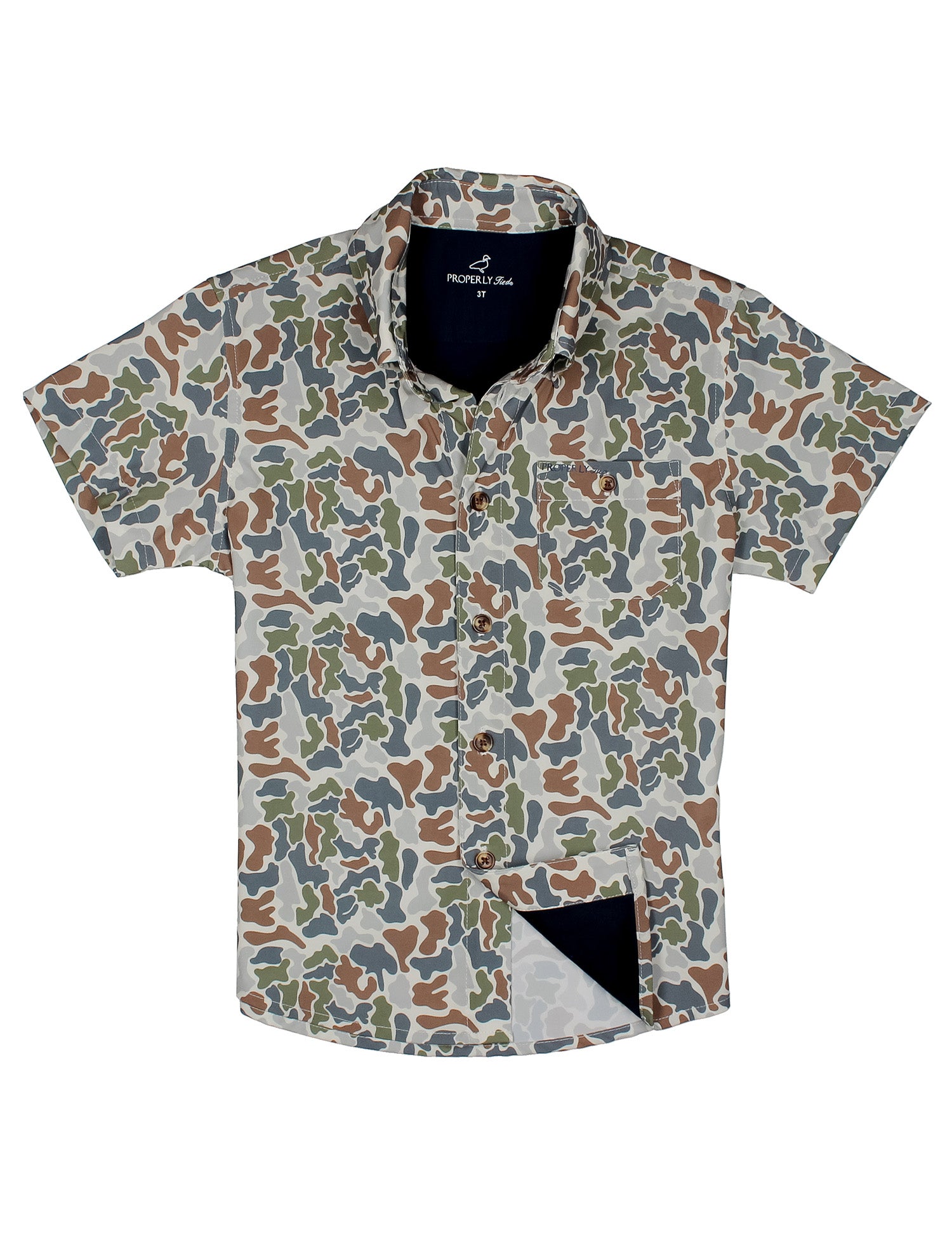 Boys Sportsman Field Shirt Terra Camo