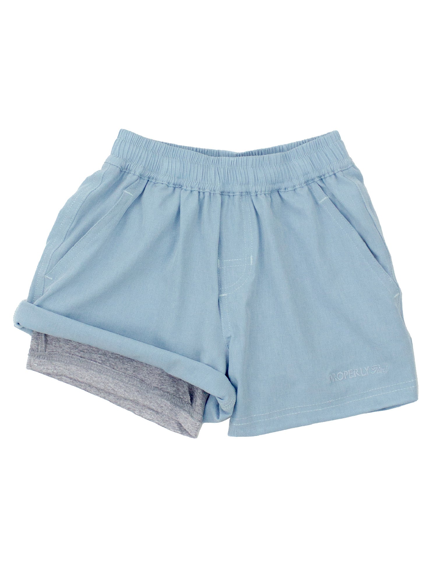 Boys Ace Short Powder Blue
