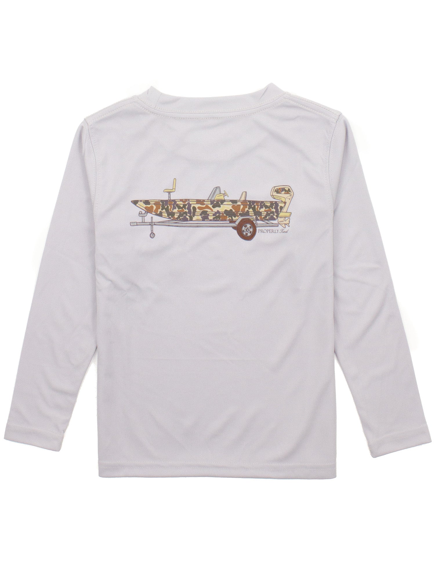 Properly Tied Catch A Ride Tee, Ice Grey main image 1