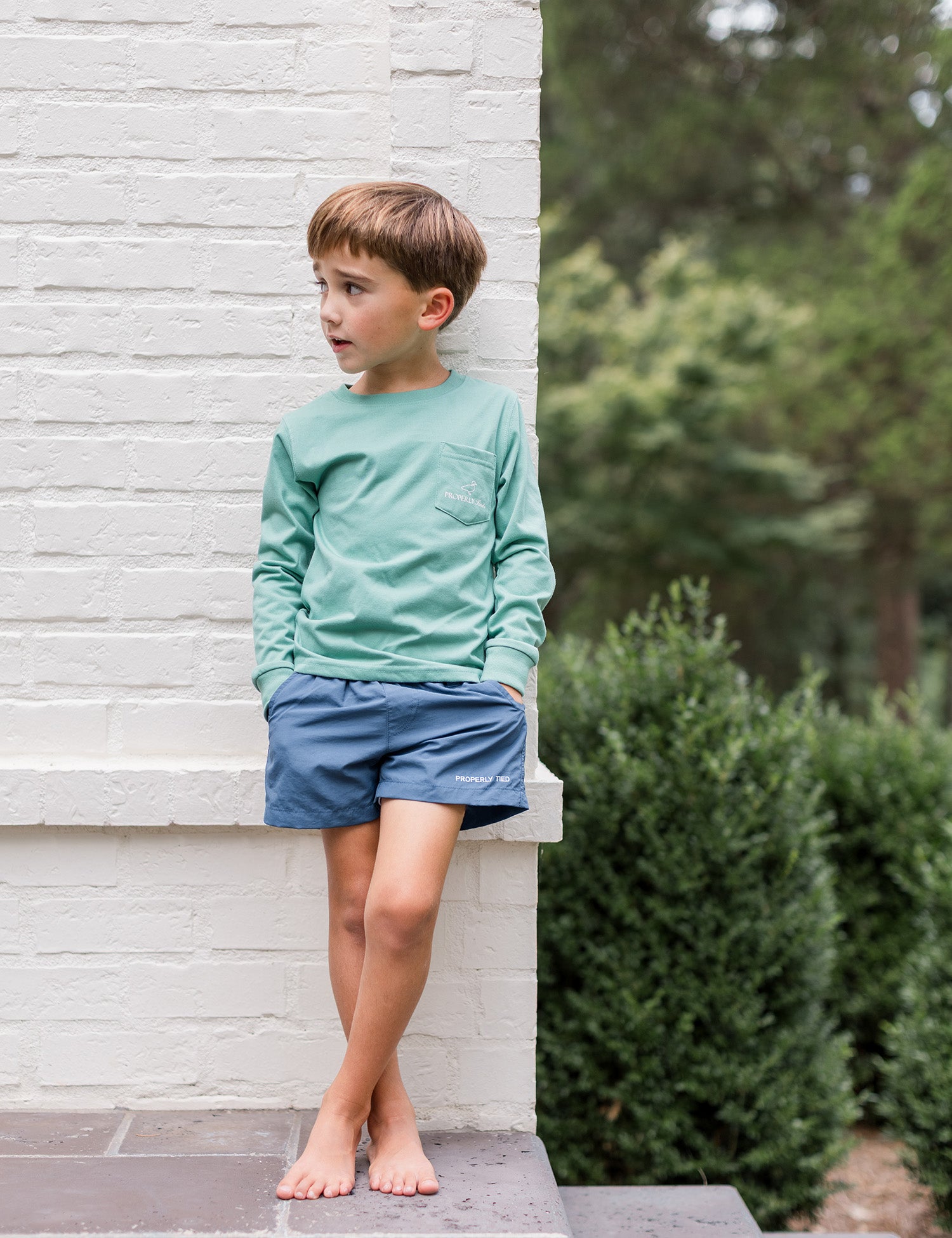 Boys Mallard Short River Blue
