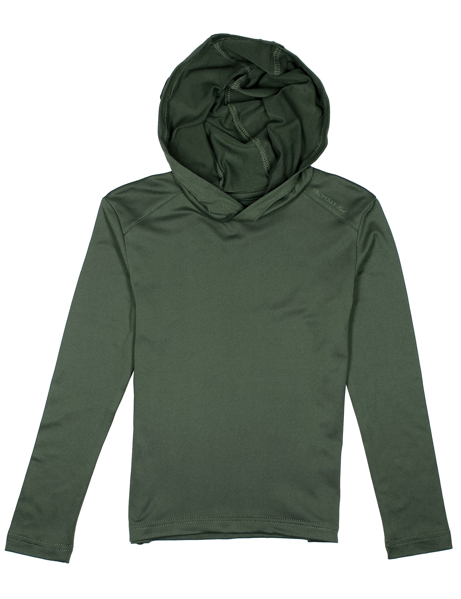 Boys Ravine Hoodie Ash Green