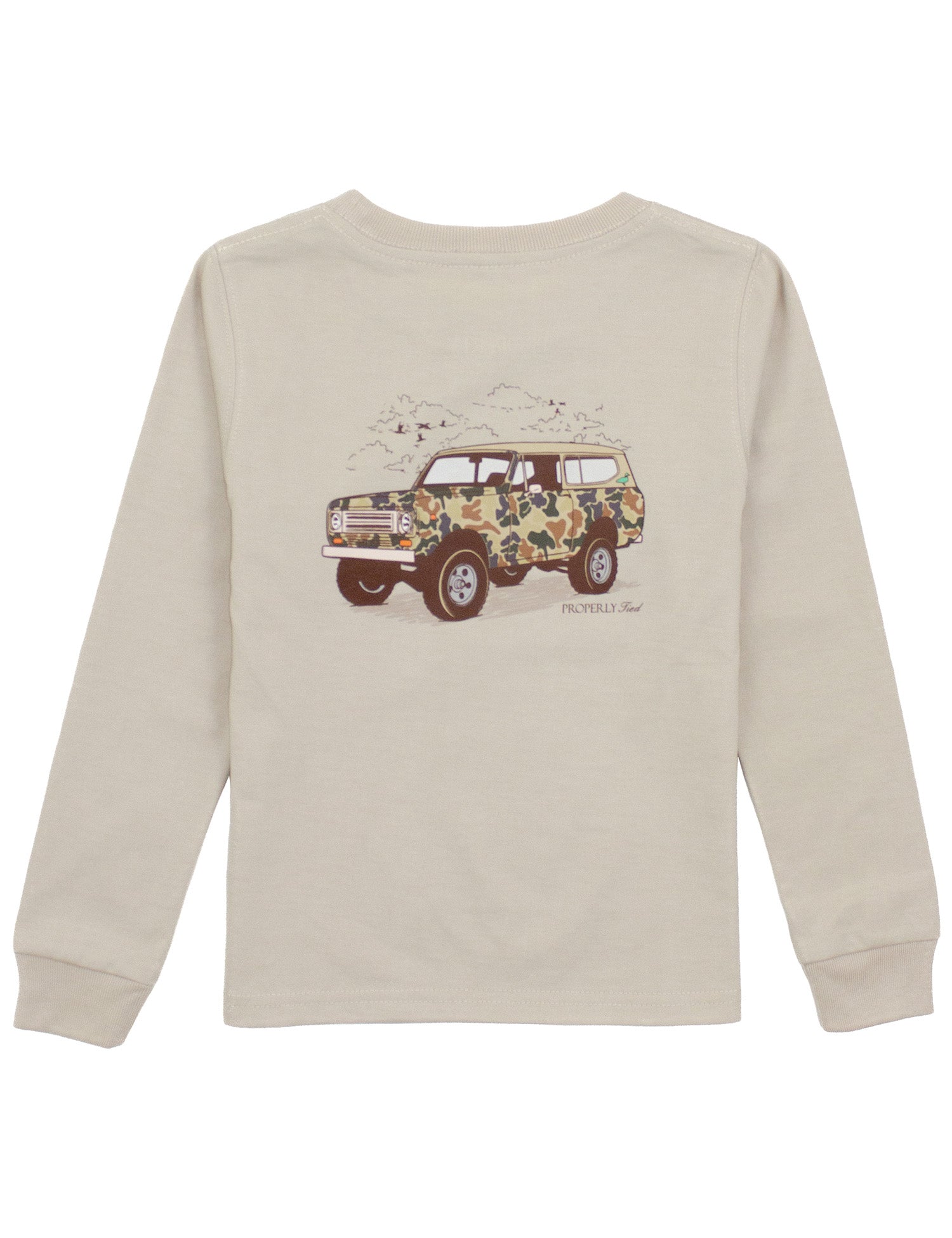 Baby Camo Truck LS Linen