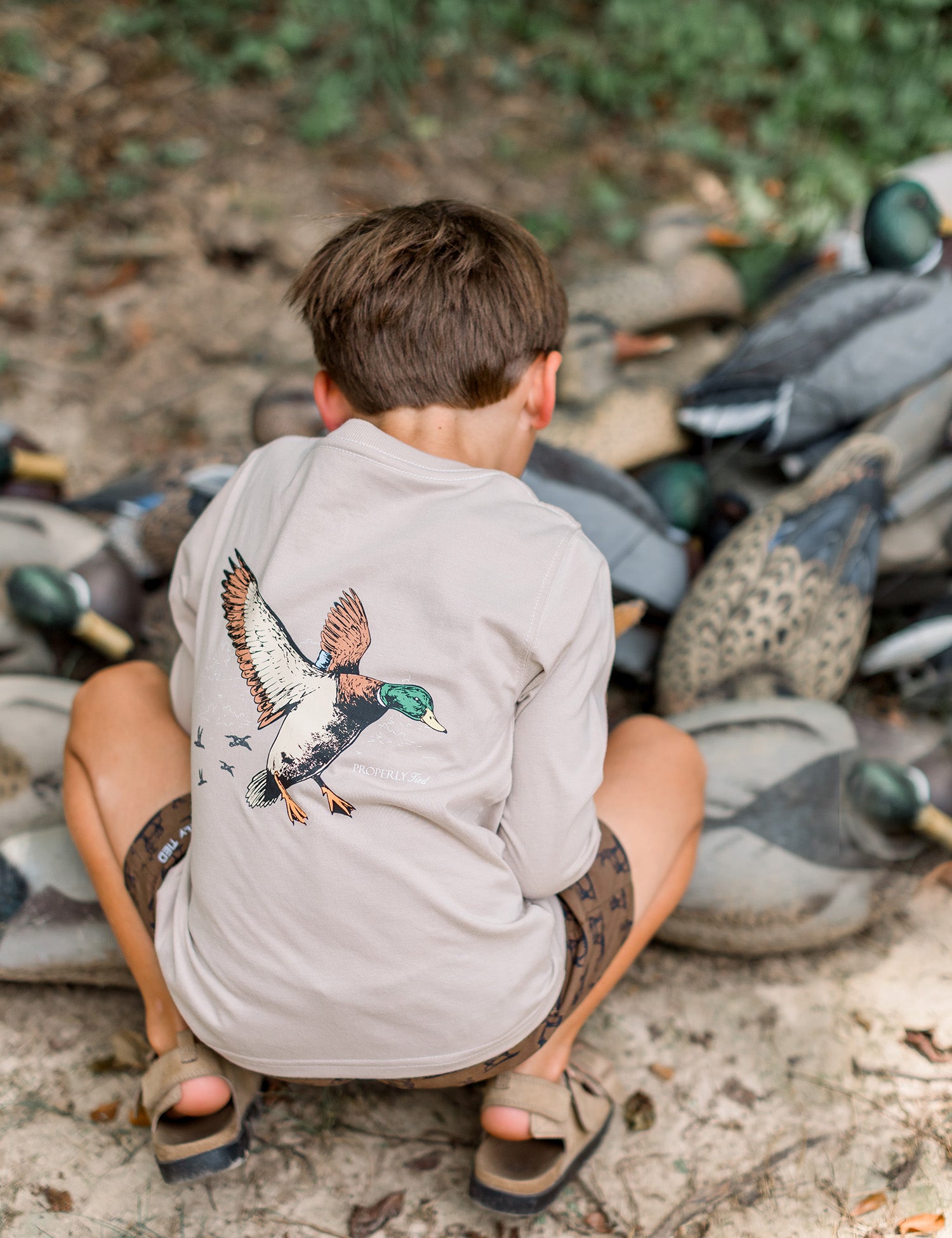 Boys Mallard Flight  LS Linen