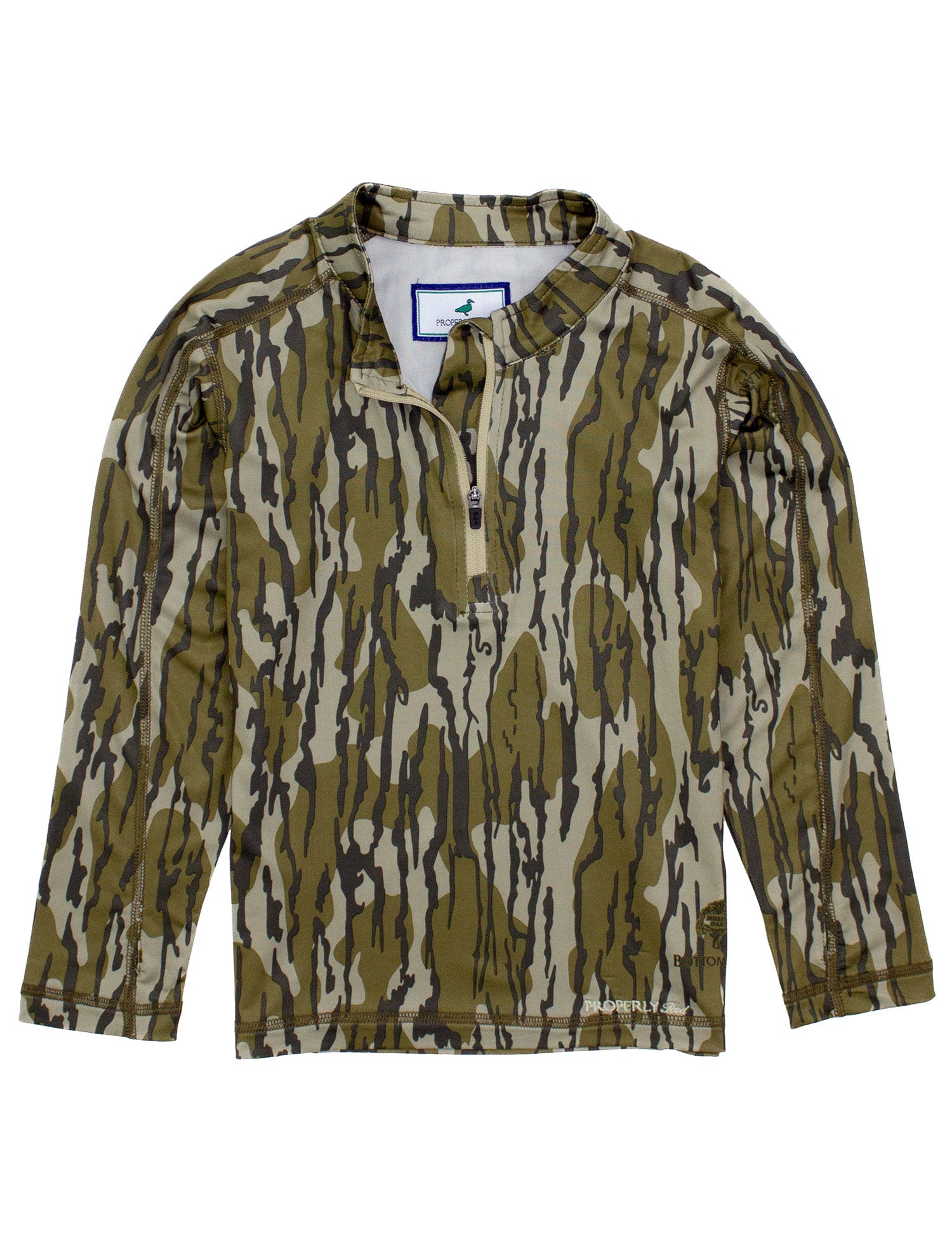 Boys Finn Pullover Mossy Oak Original Bottomland