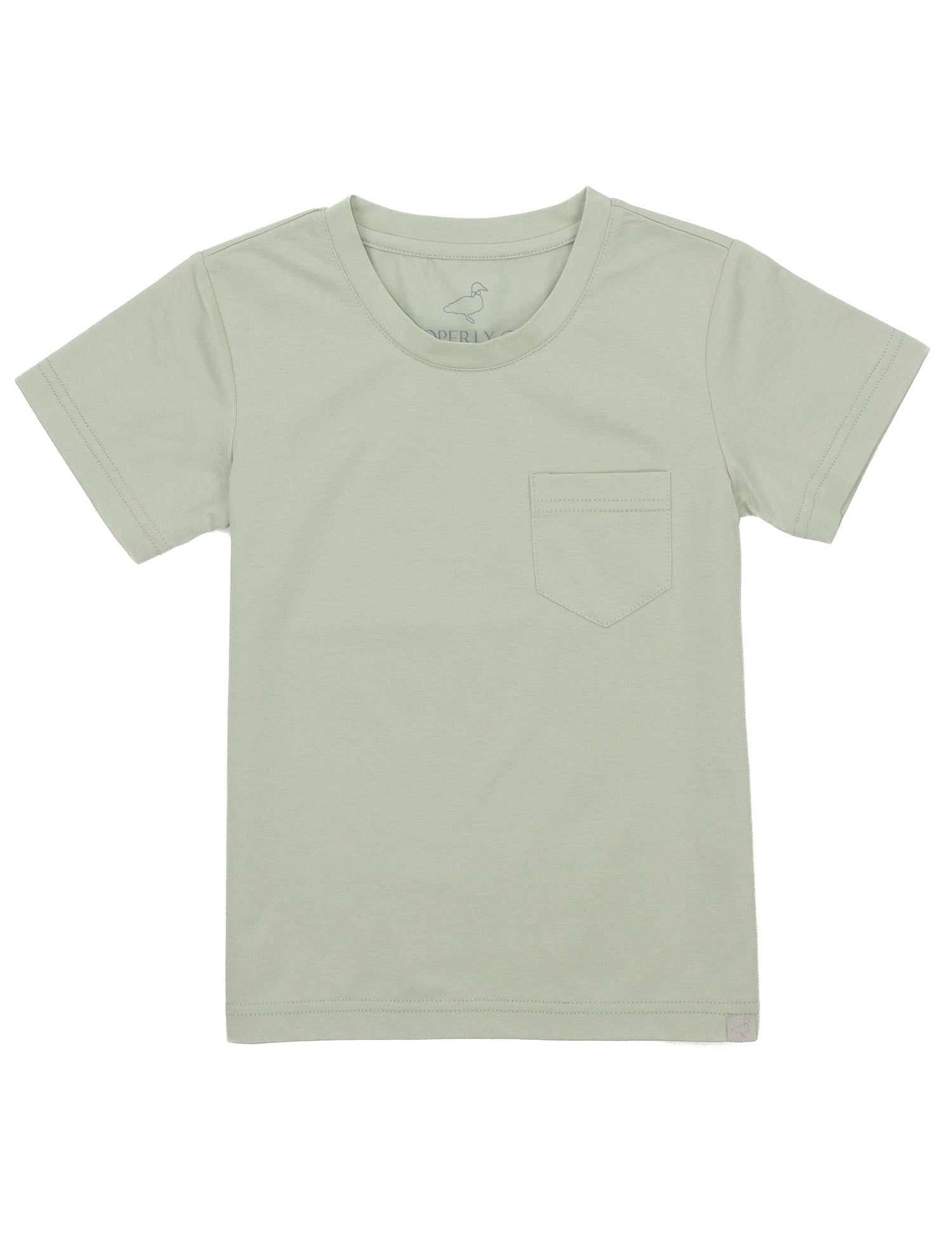 Boys Valley Tee SS French Grey