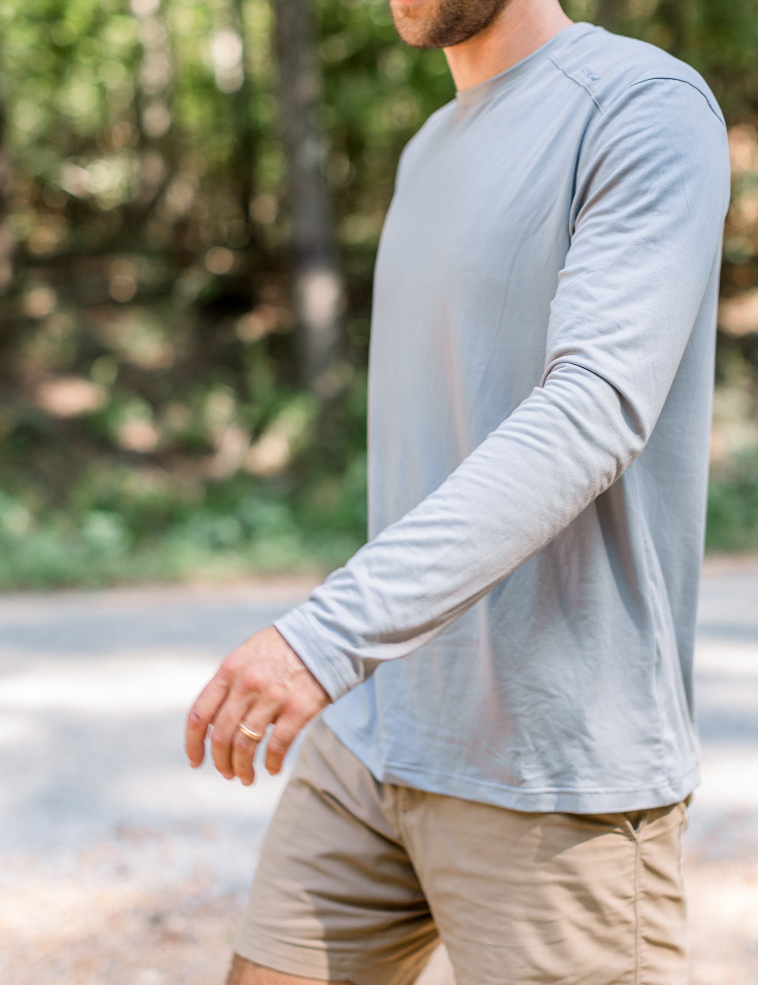Ravine Tee LS Grey