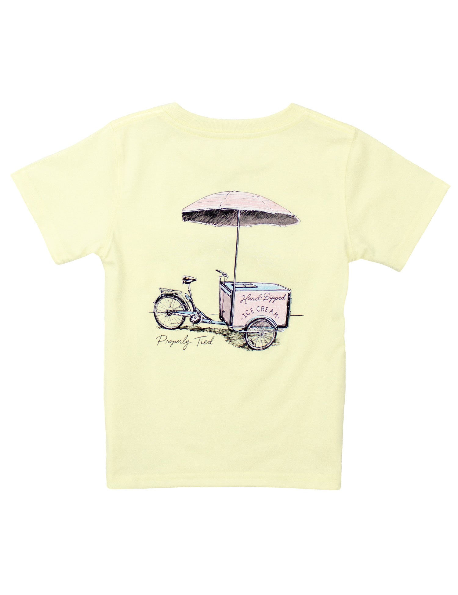 Girls Ice Cream Cart SS Light Yellow