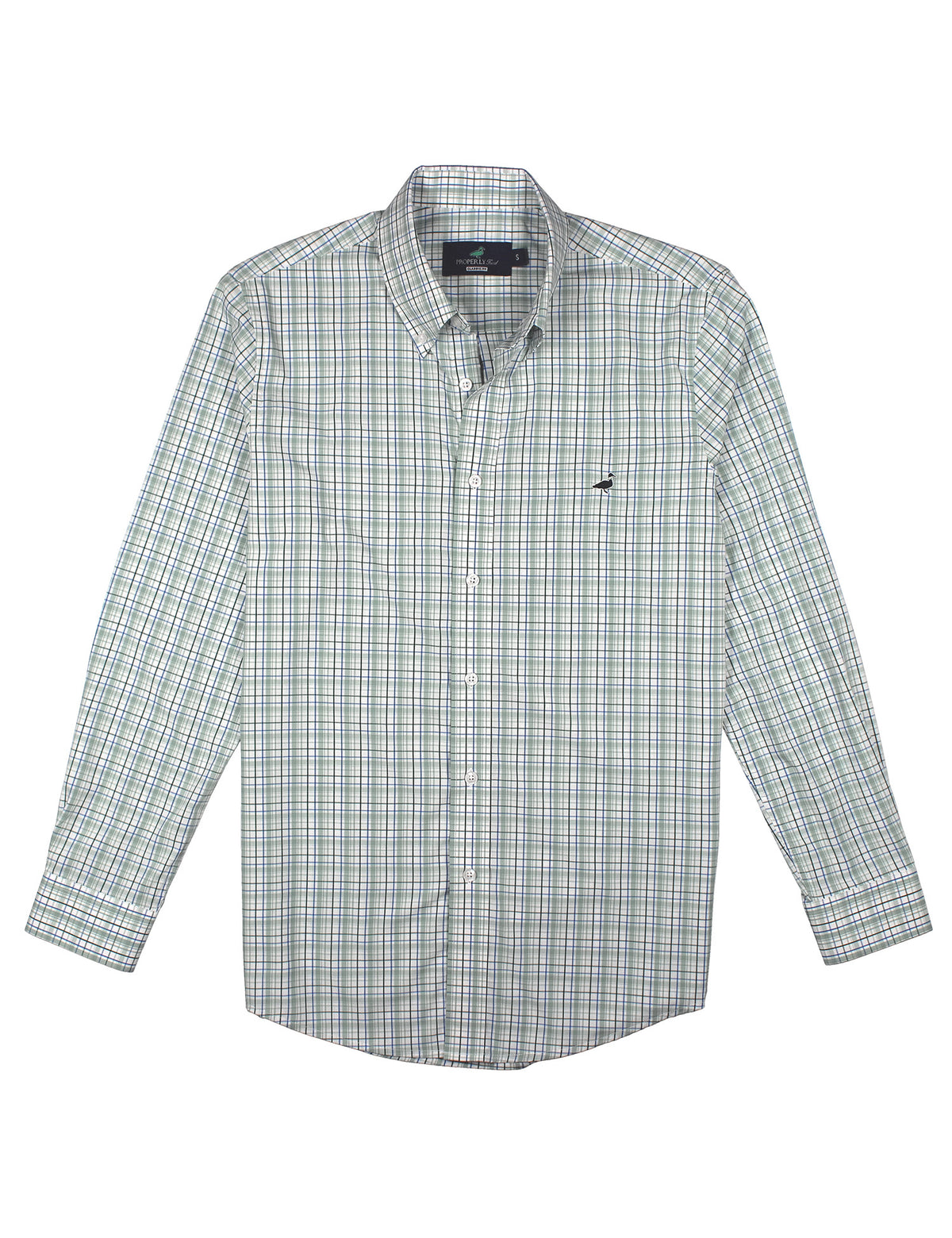 Seasonal Sportshirt Sage Stream