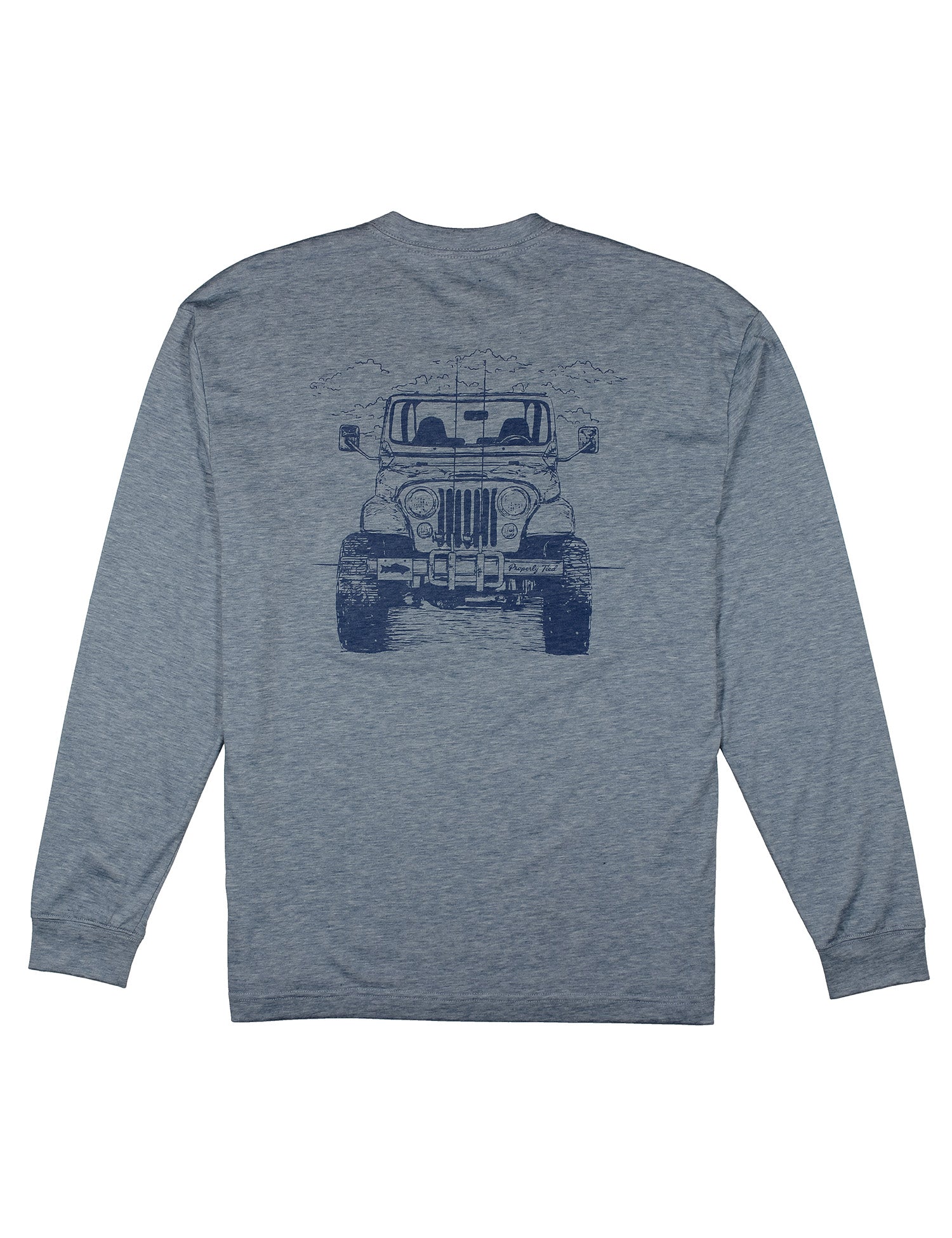 Portland Pocket Tee LS Rod Runner Ocean