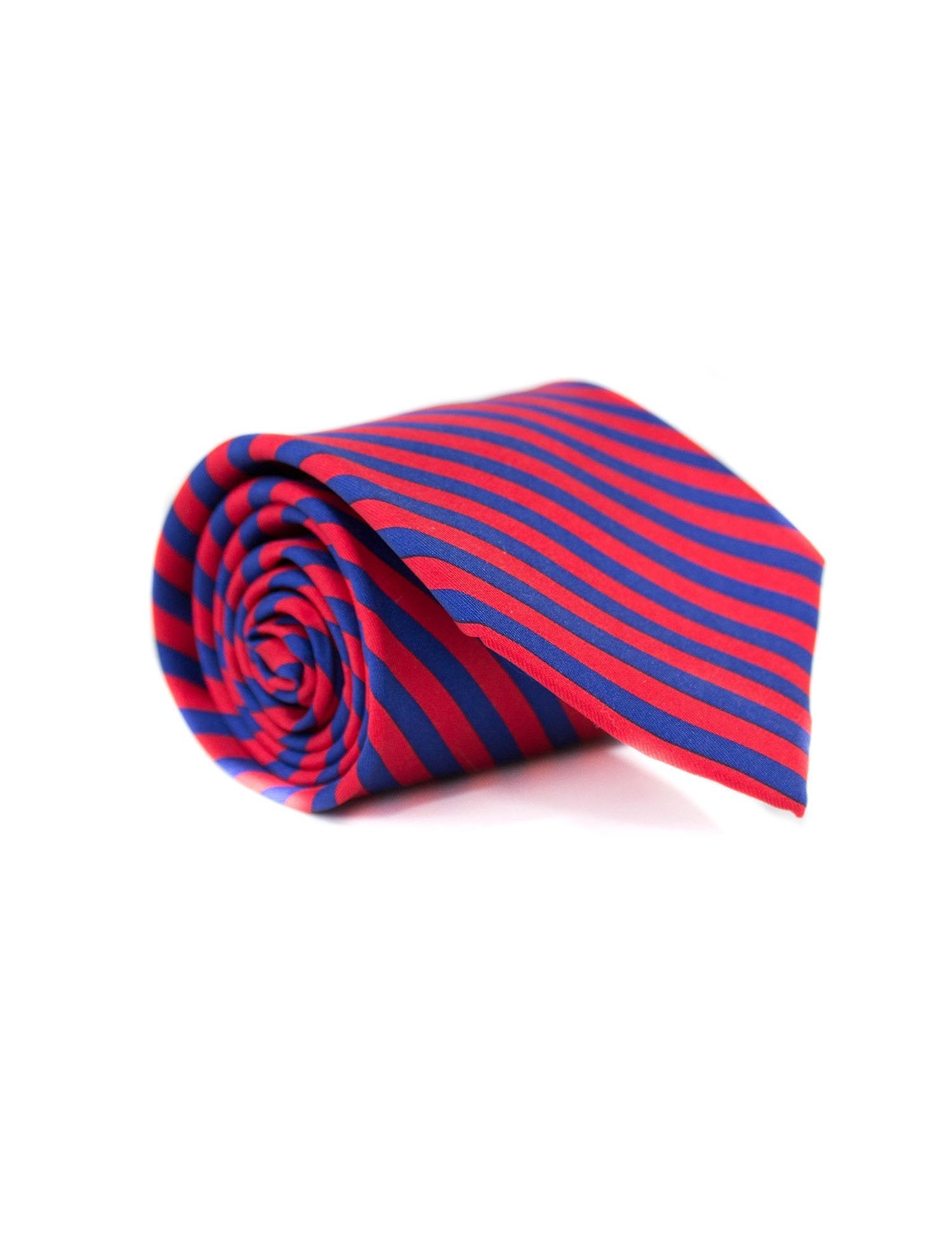 Neck Tie Navy Red Stripe