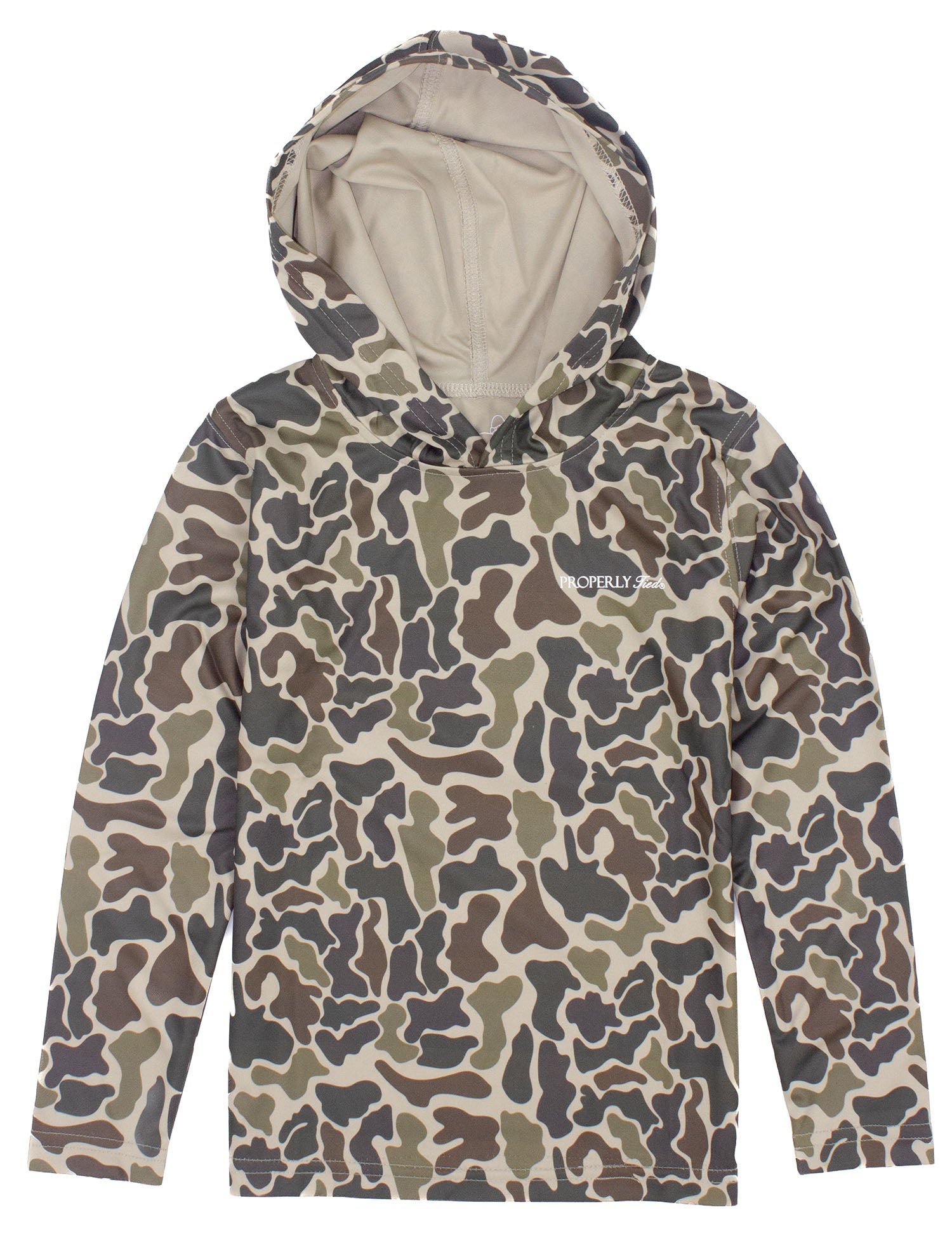Boys Sportsman Performance Hoodie Vintage Camo
