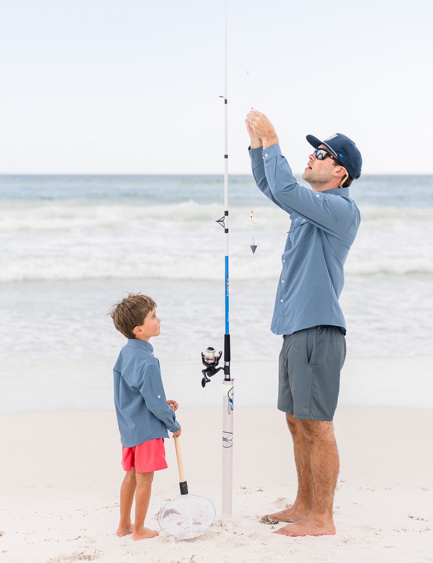 Boys Reeltech Fishing Shirt Dusk Blue