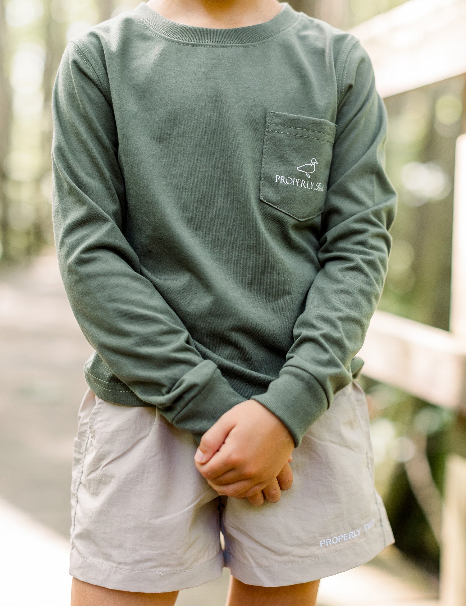 Boys Mallard Short Khaki