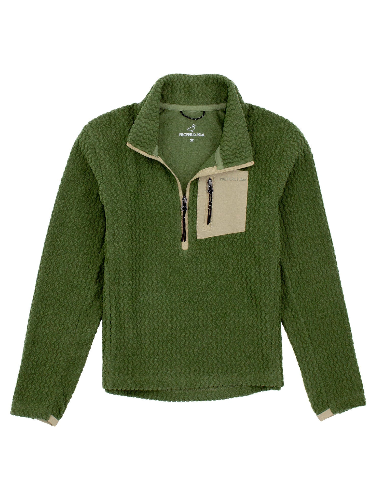 Boys Yukon Pullover Olive