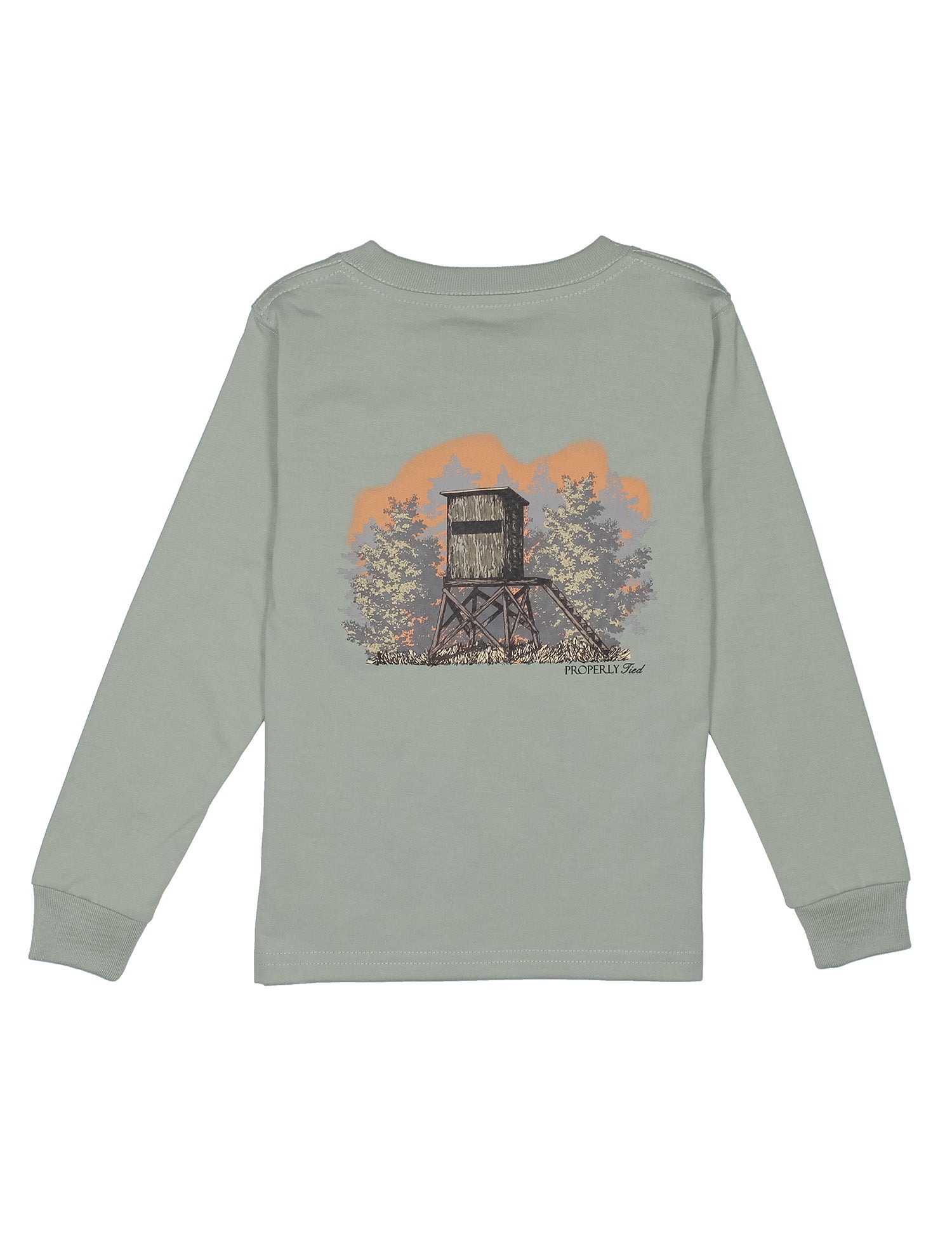 Boys Mossy Oak Deer Stand LS Sage