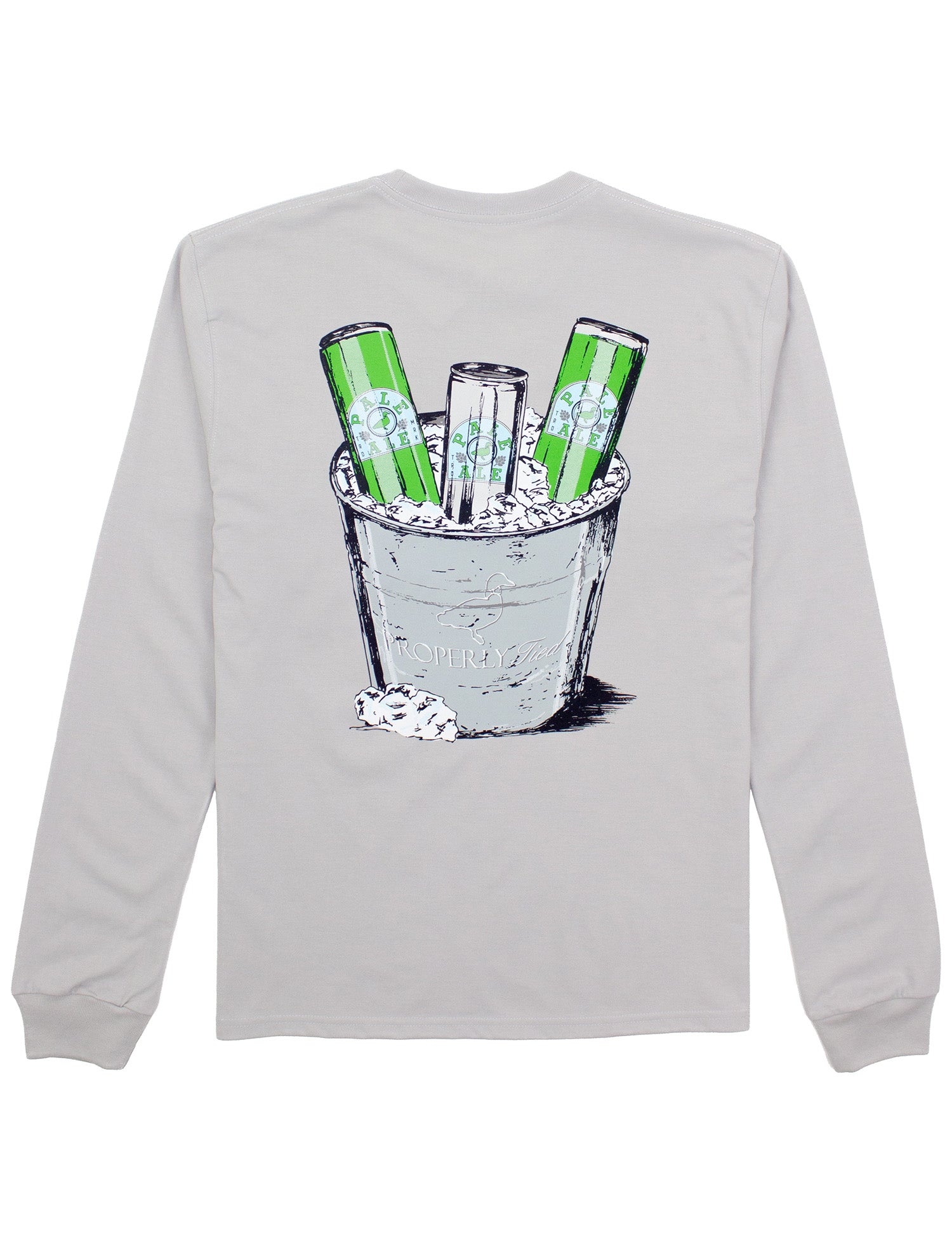 Beer Bucket LS Ice Grey