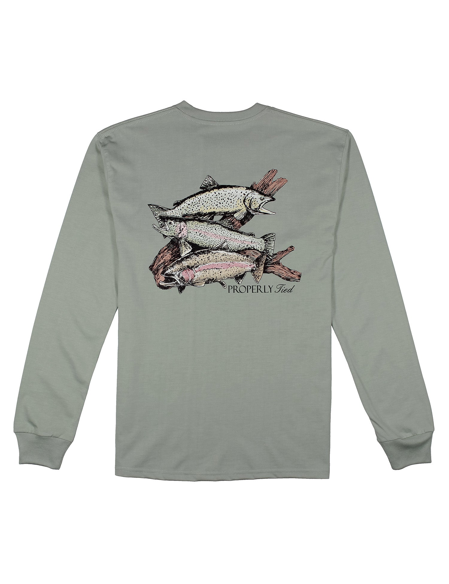 Trout Trio LS Chrome Grey