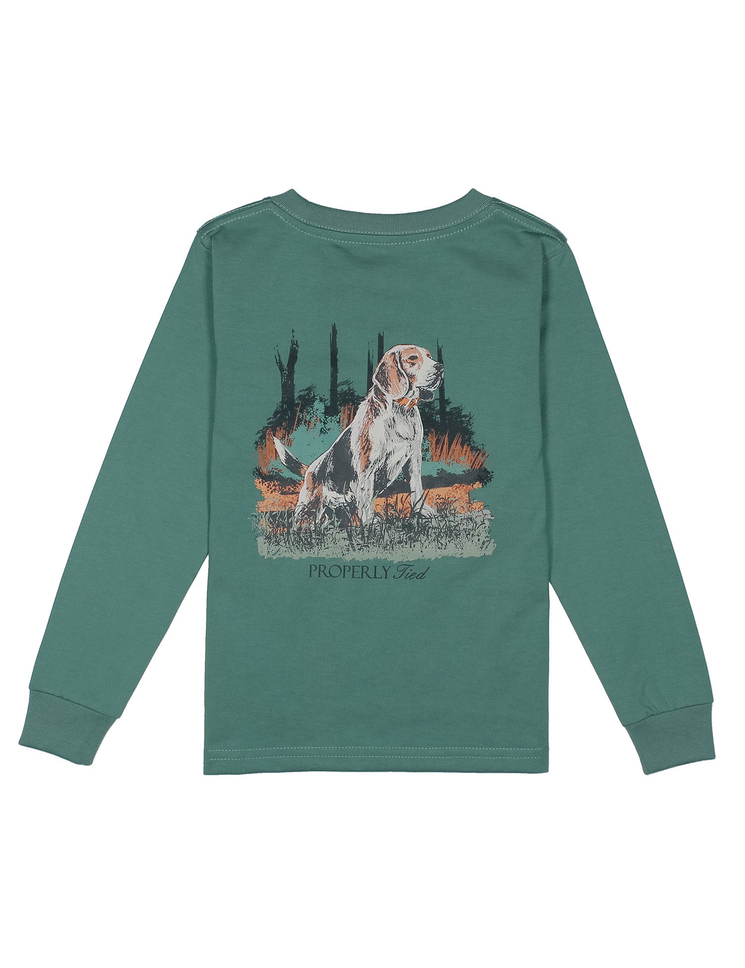 Baby Beagle LS Marine Green