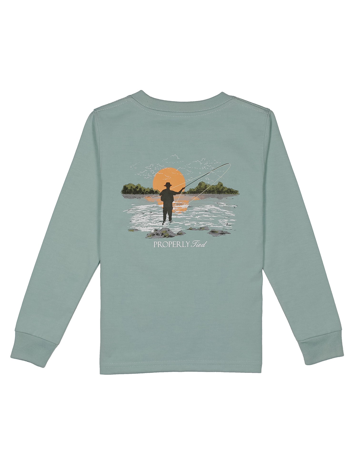 Baby Fly Fishing LS Marine Mist