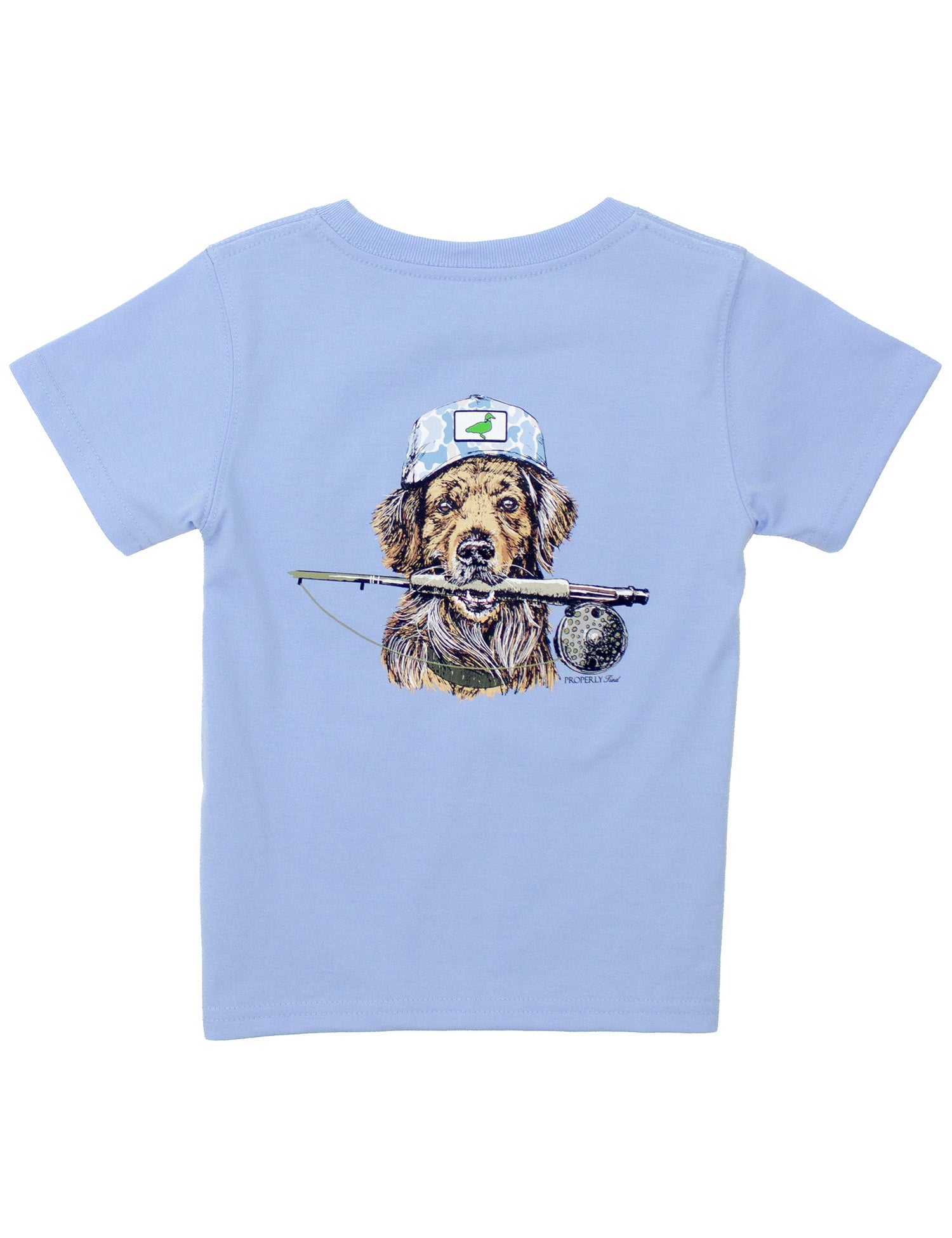Boys Fishing Buddy SS Light Blue