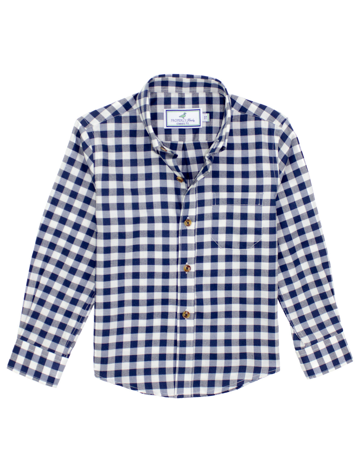 Boys Woodland Sportshirt Navy Pier