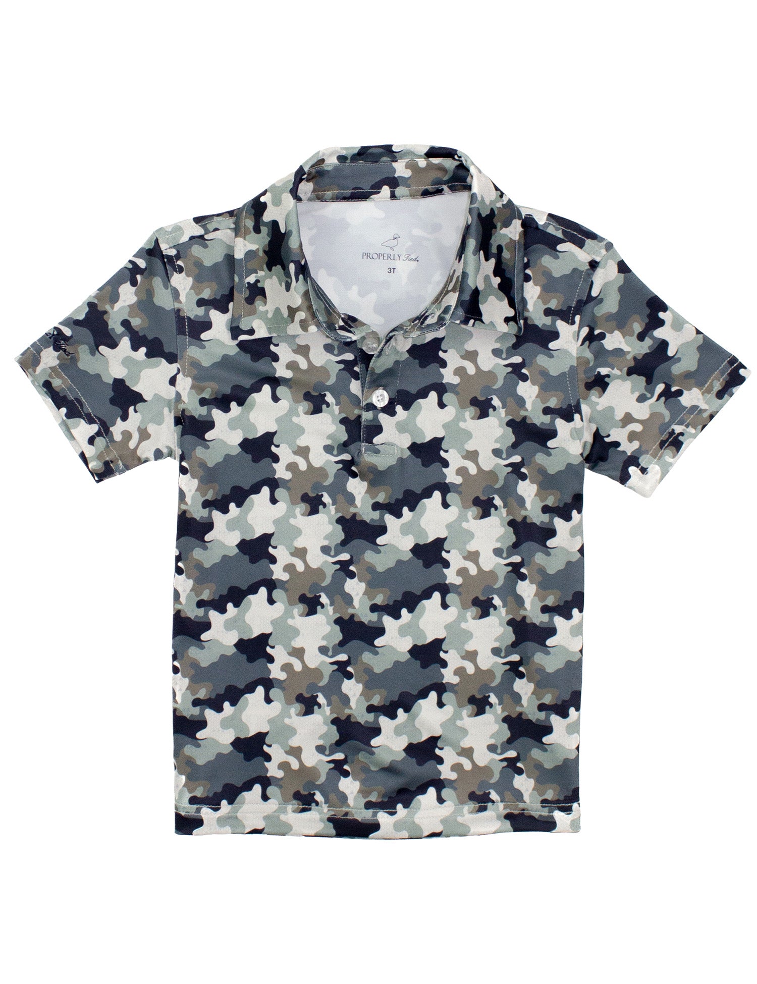 Boys Inlet Polo Delta Backwater Camo