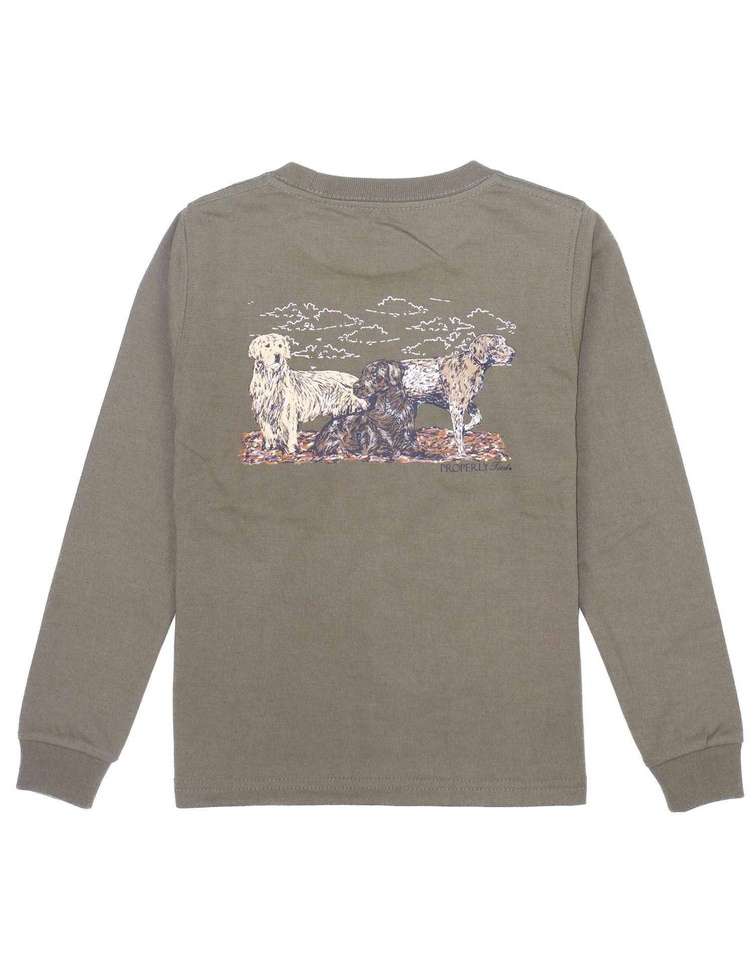 Baby Hunting Dogs LS Tan