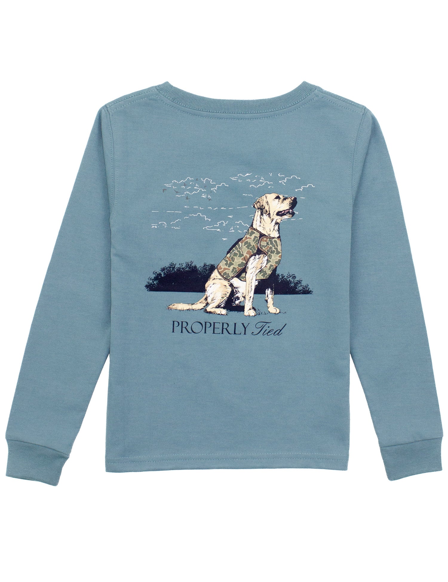 Boys Good Boy LS Steel Blue