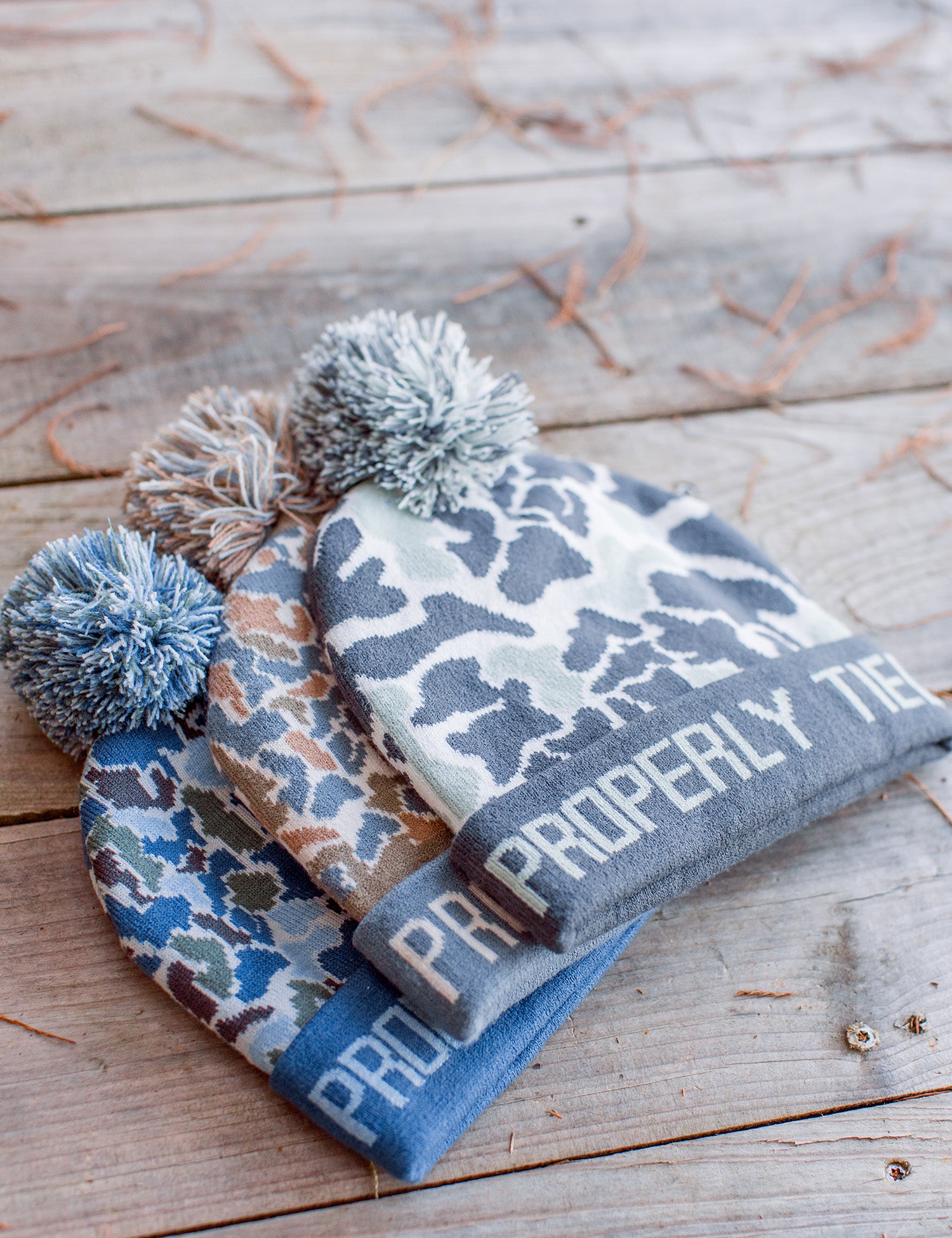 Boys Breck Beanie Polar Camo