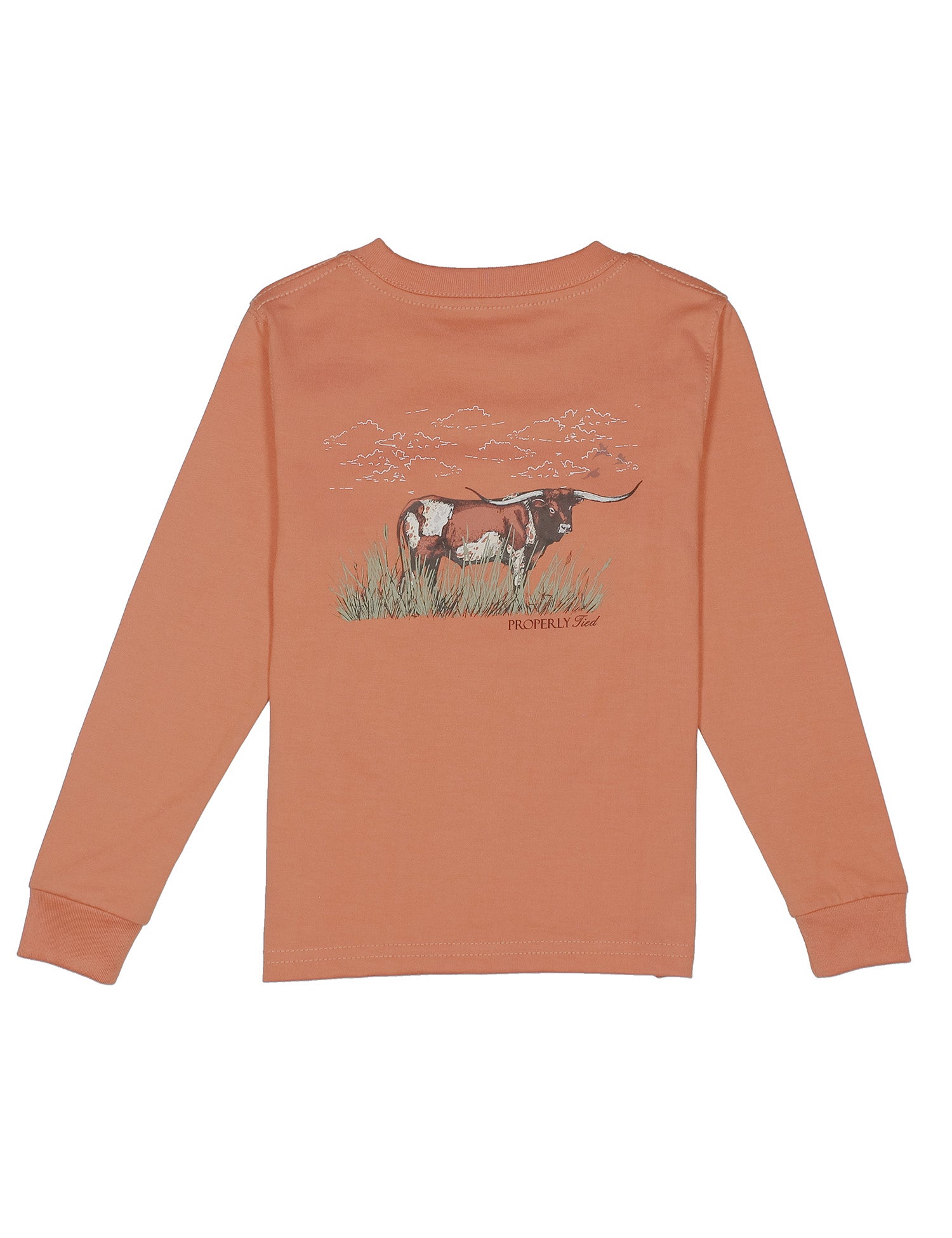Boys Longhorn LS Mango