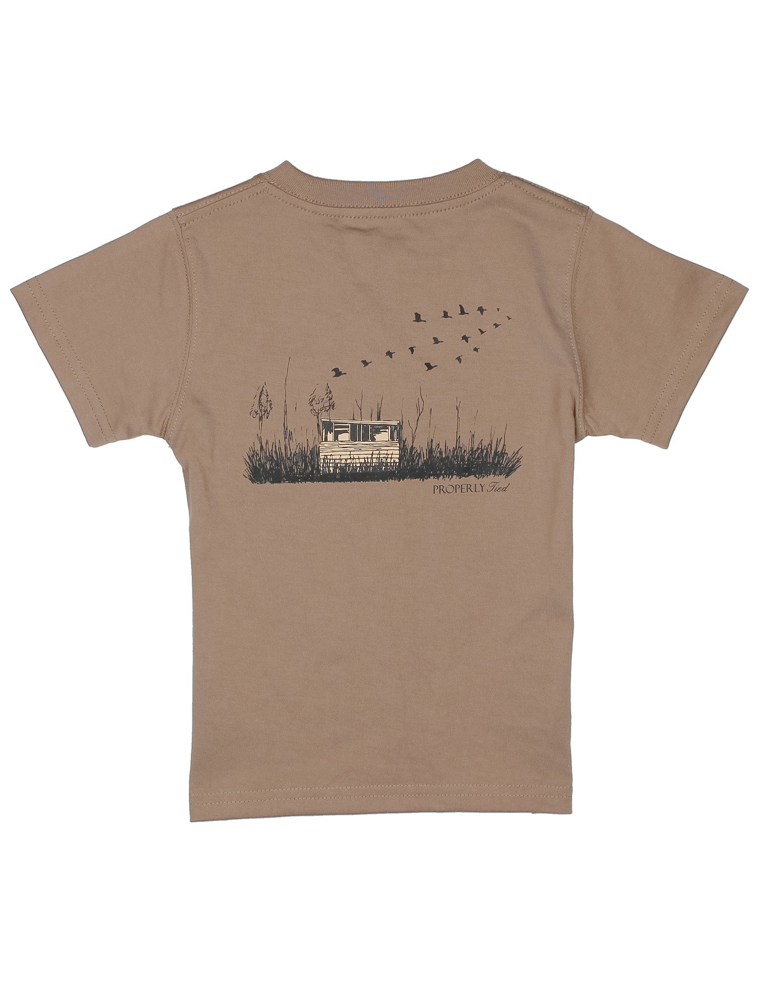 Boys Duck Blind SS Walnut