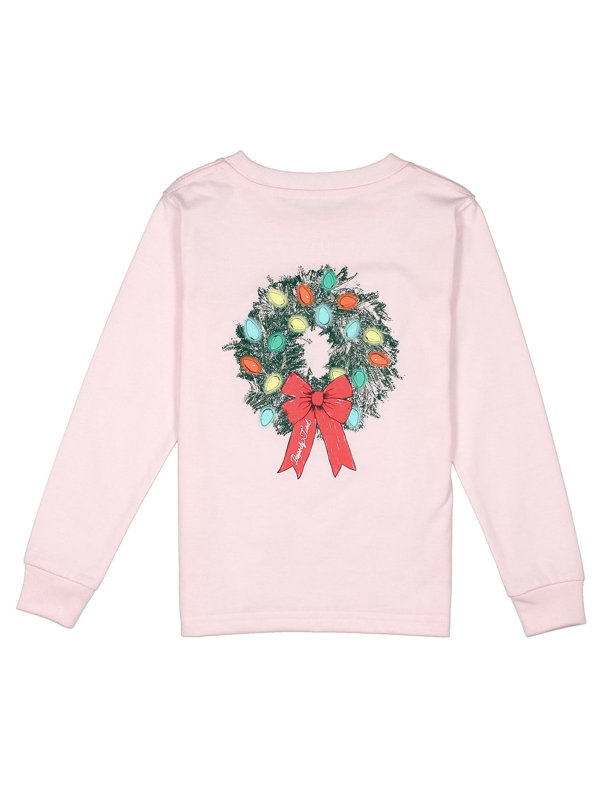 Girls Wreath LS Rose