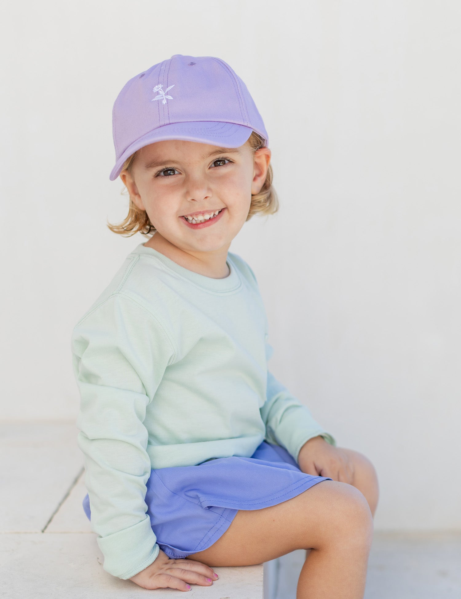 Girls Caroline Cotton Hat Daisy