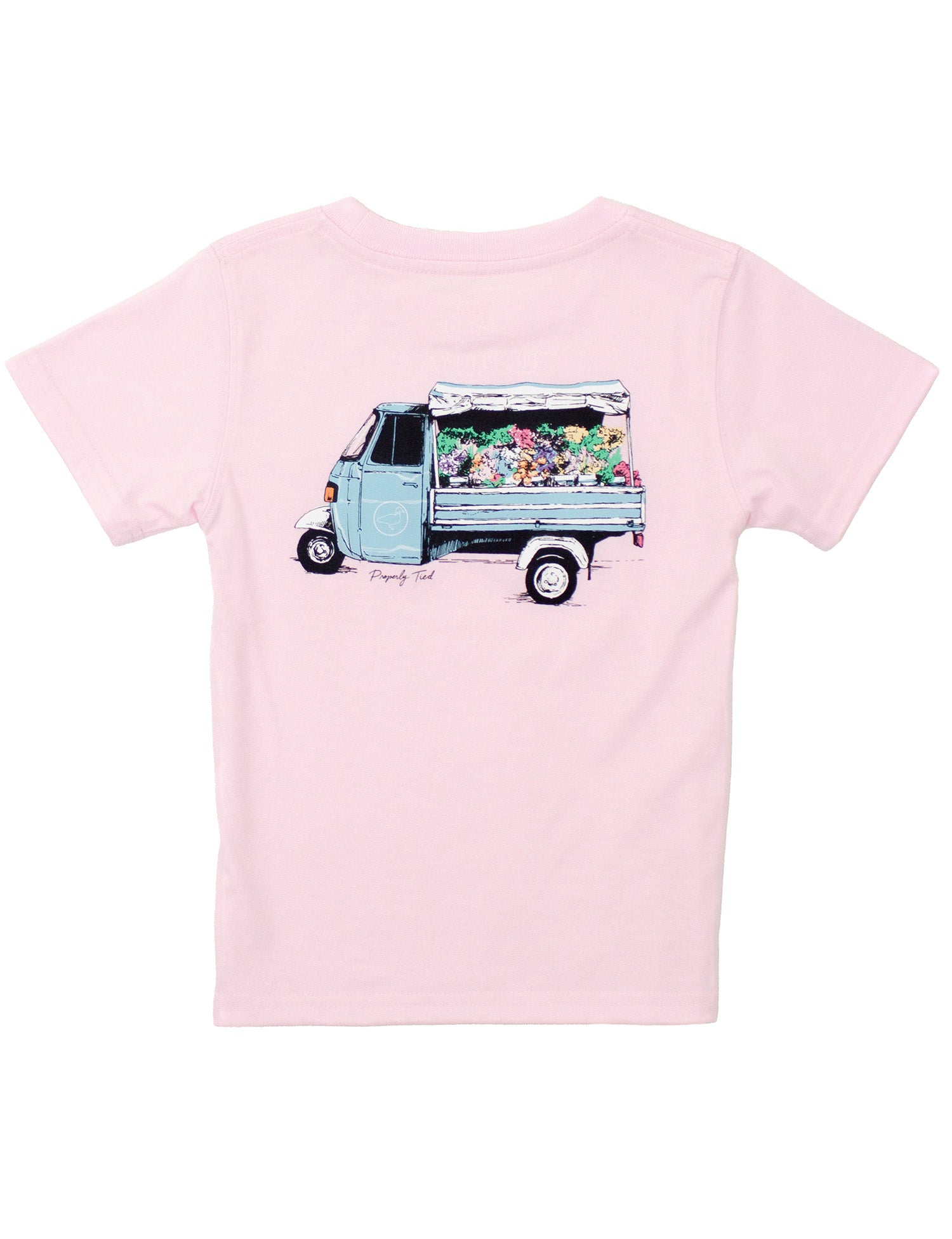 Girls Fresh Florals SS Rose