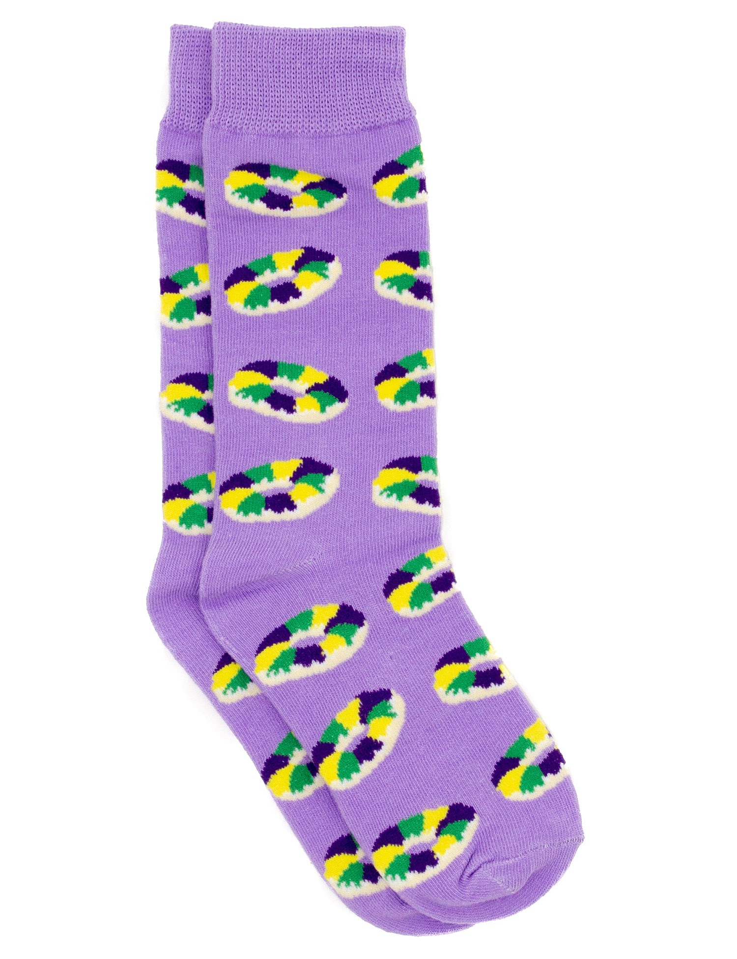 Boys Lucky Duck Sock King Cake Purple