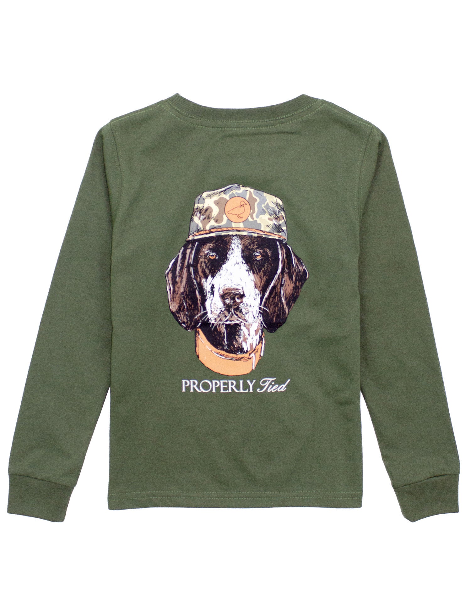 Boys Man's Best Friend LS Olive