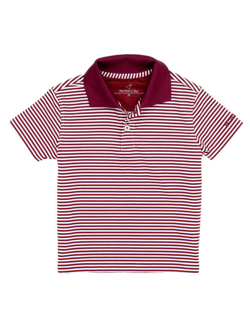 Baby Dallas Polo Maroon